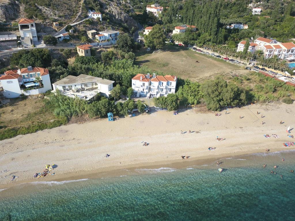 Pano Sto Kyma Studios Plomari Exteriör bild